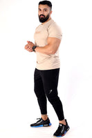 Tencil Halfsleeves Tshirt Beige