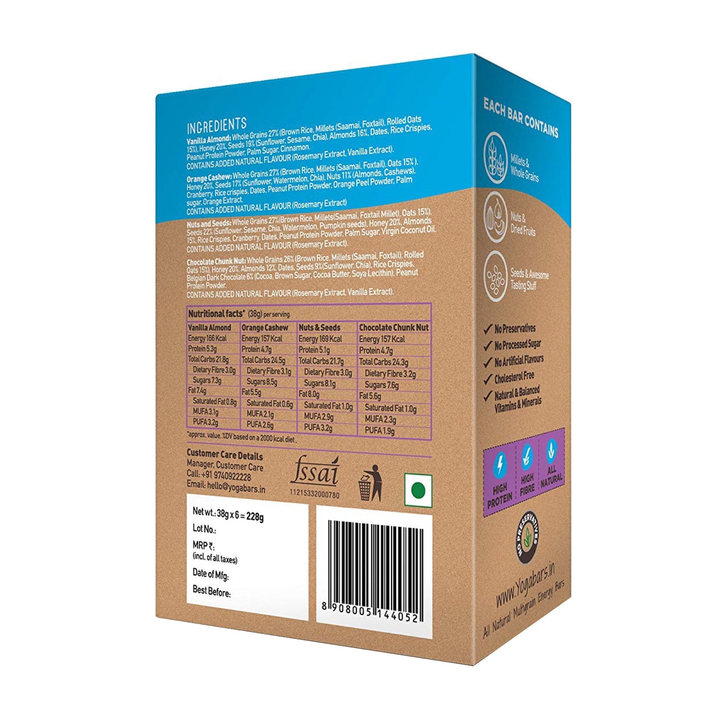 Assorted Energy Bars (Pack of 3 Boxes)