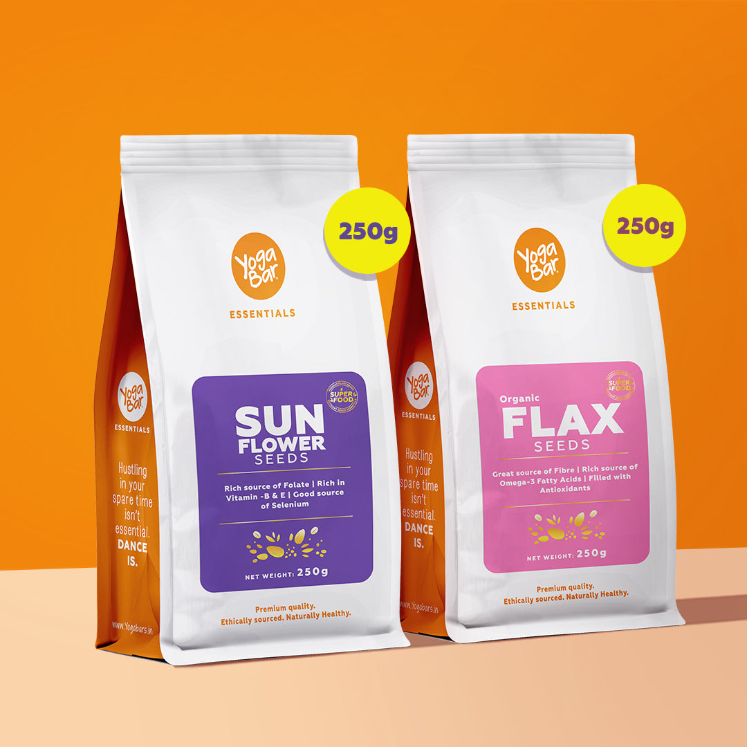 Combo of Sunflower Seeds & Flax Seeds