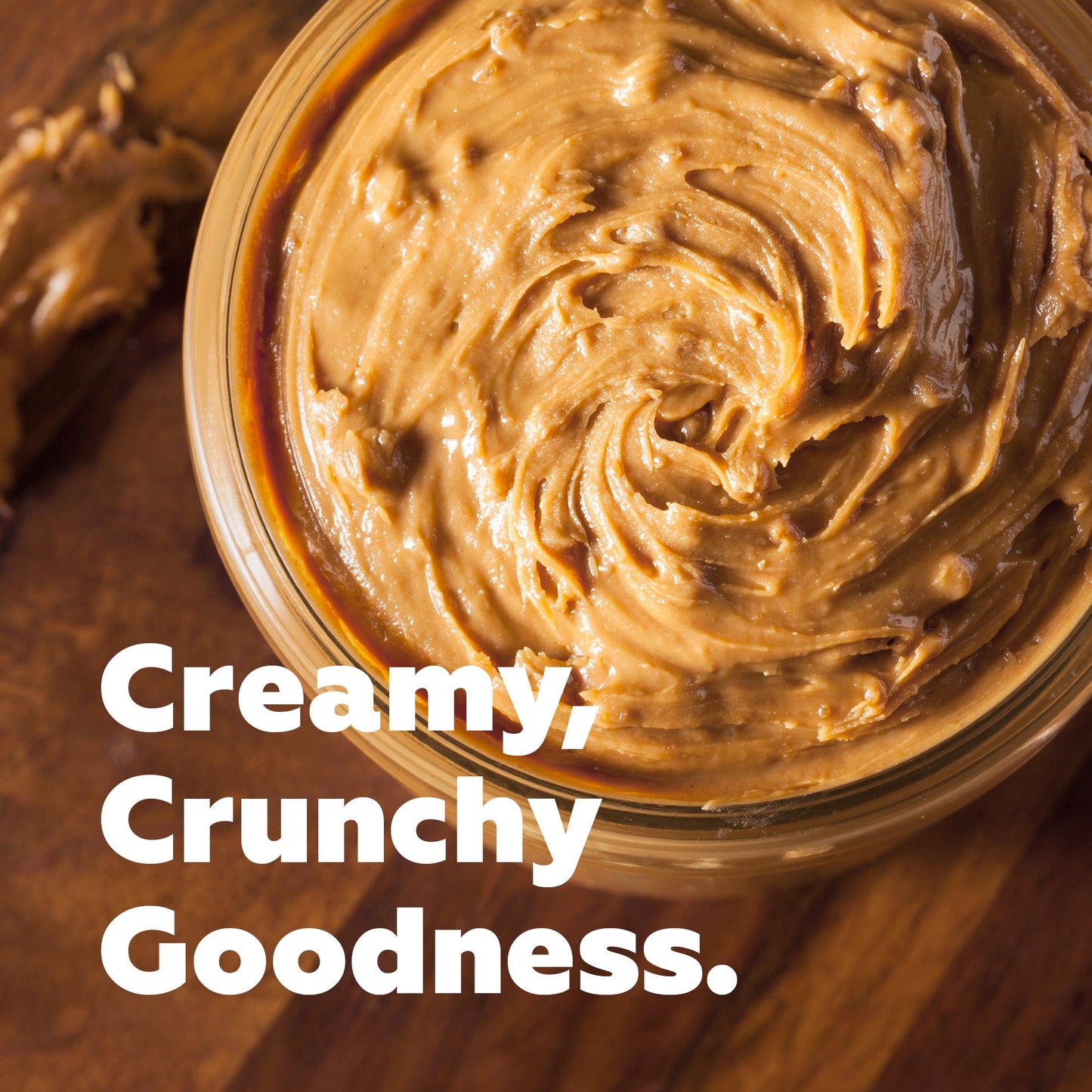 Crunchy Peanut Butter (Unsweetened), 1kg