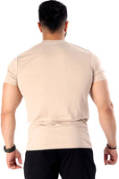 Tencil Halfsleeves Tshirt Beige