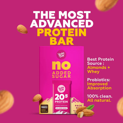 Double Chocolate Protein Bars | No Added Sugar