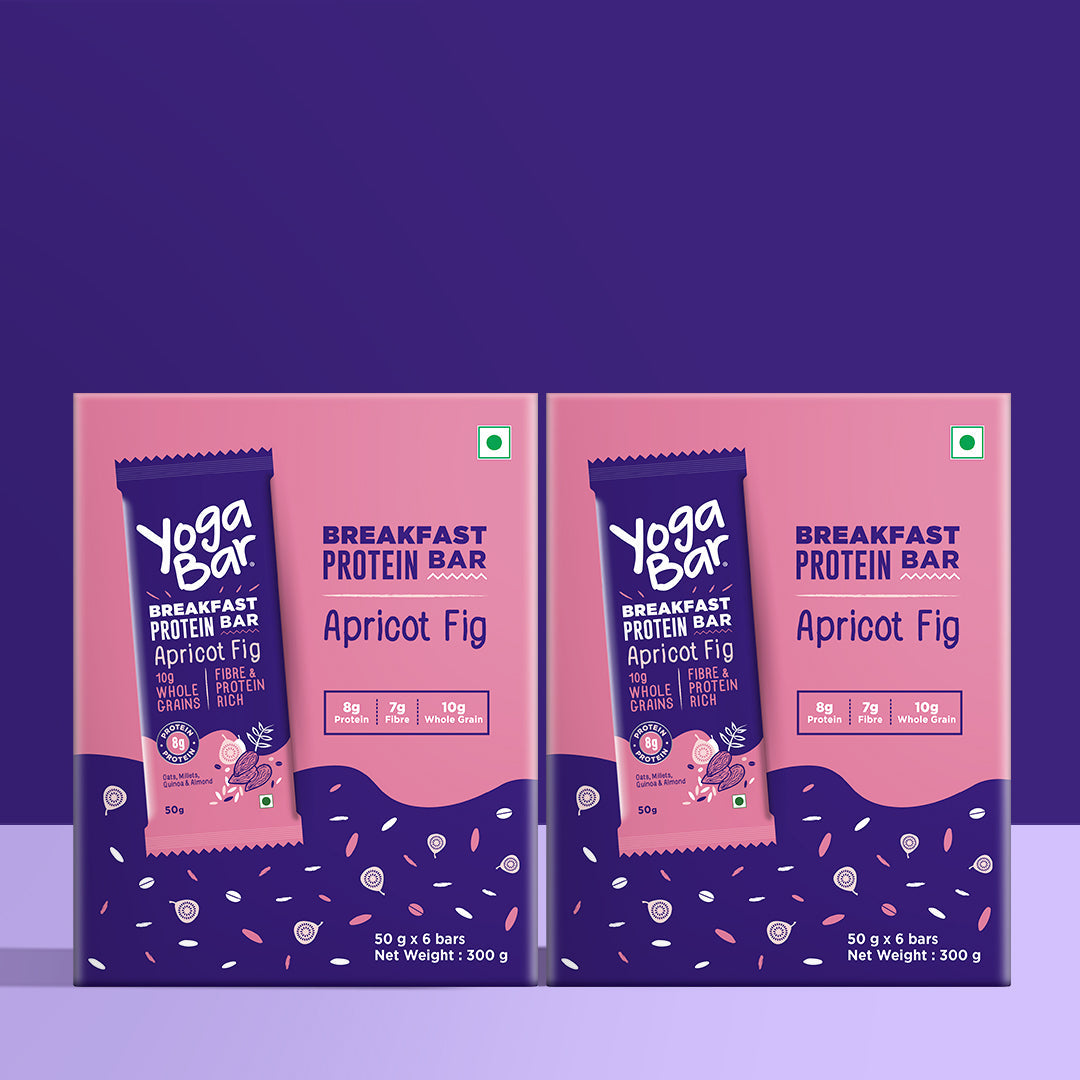 Apricot Fig Breakfast Bars (Pack of 2 Boxes)