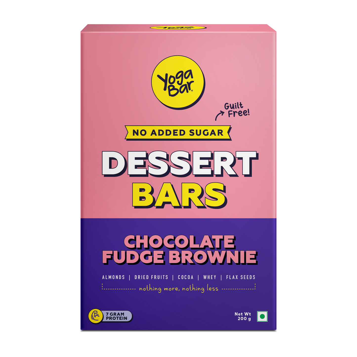 Chocolate Fudge Brownie Dessert Bars | No Added Sugar