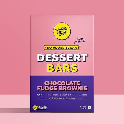 Chocolate Fudge Brownie Dessert Bars | No Added Sugar