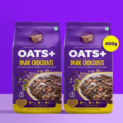 Combo of 2 - Dark Chocolate Oats 400G X 2