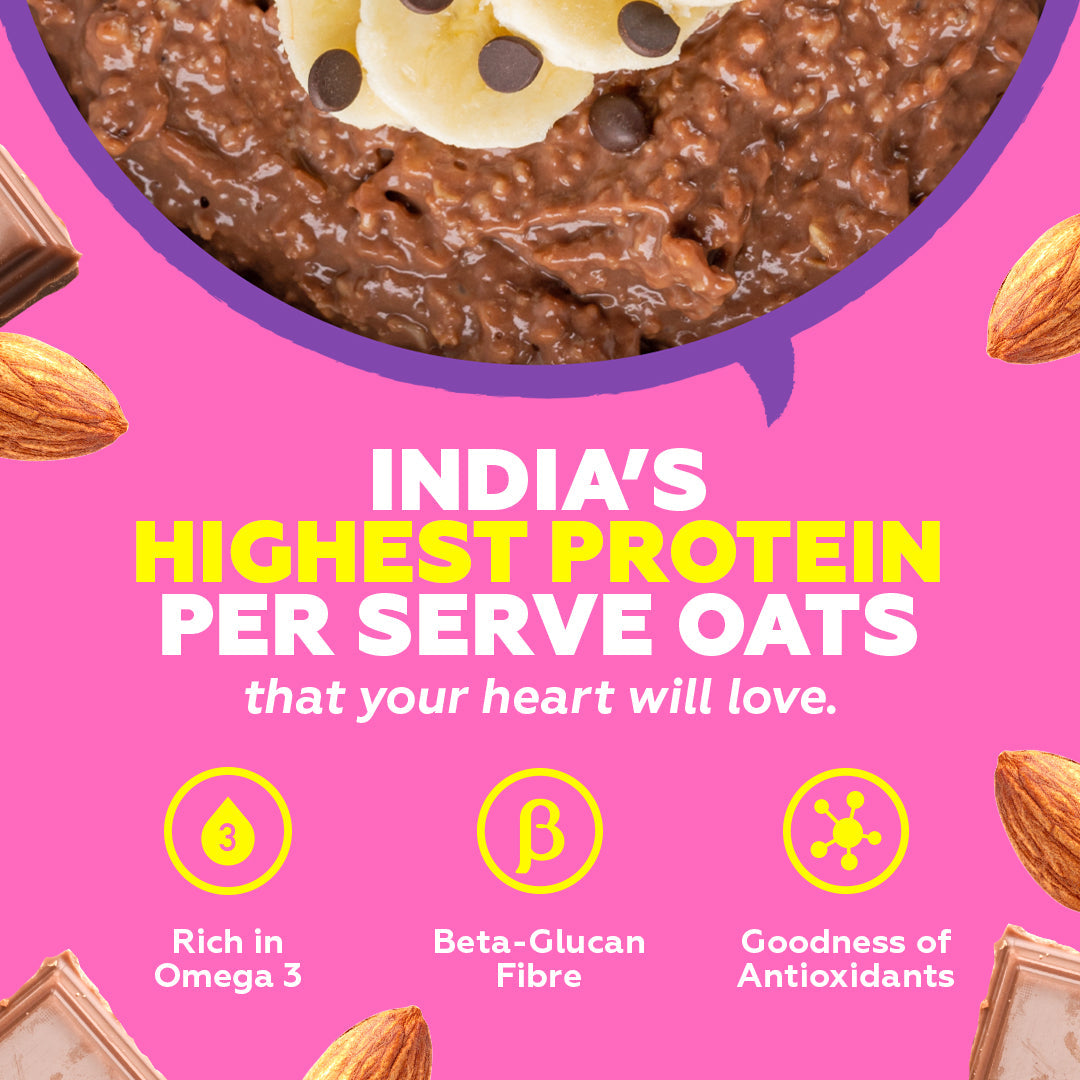 High Protein Oats, Choco Almond