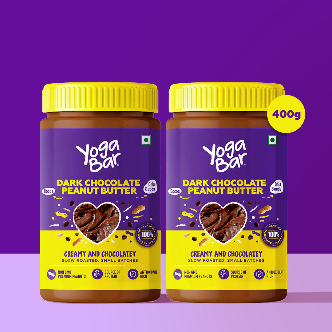 Dark Chocolate Peanut Butter (Creamy) Combo, 2X400g