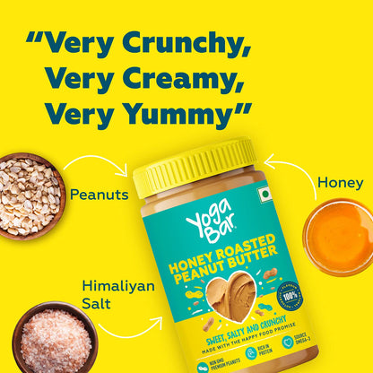 Honey Roasted Peanut Butter (Crunchy), 400g