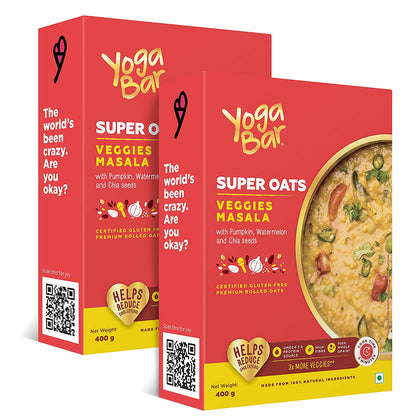 Combo of 2 - Veggie Masala Oats 400G X 2