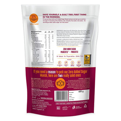 Combo of 2  (400g * 2)  -  No  Added  Sugar  Super  Muesli