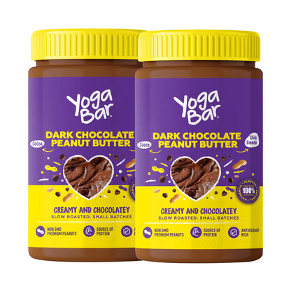 Dark Chocolate Peanut Butter (Creamy) Combo, 2X400g