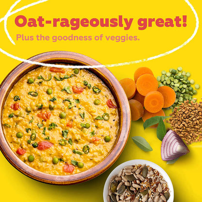 Combo of - 100% Rolled Oats & Veggie Masala Oats