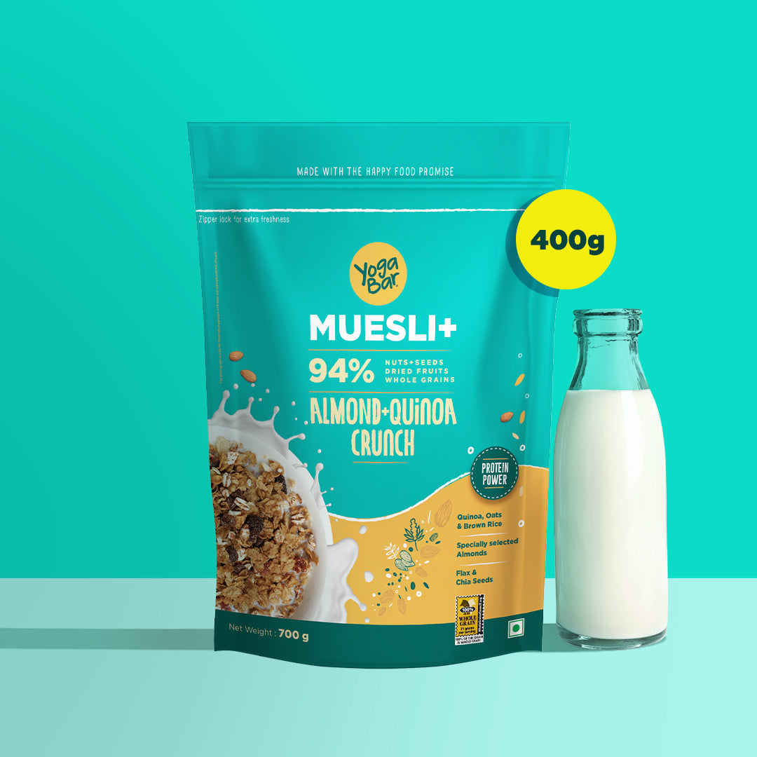 Almonds + Quinoa Wholegrain Muesli, 400g