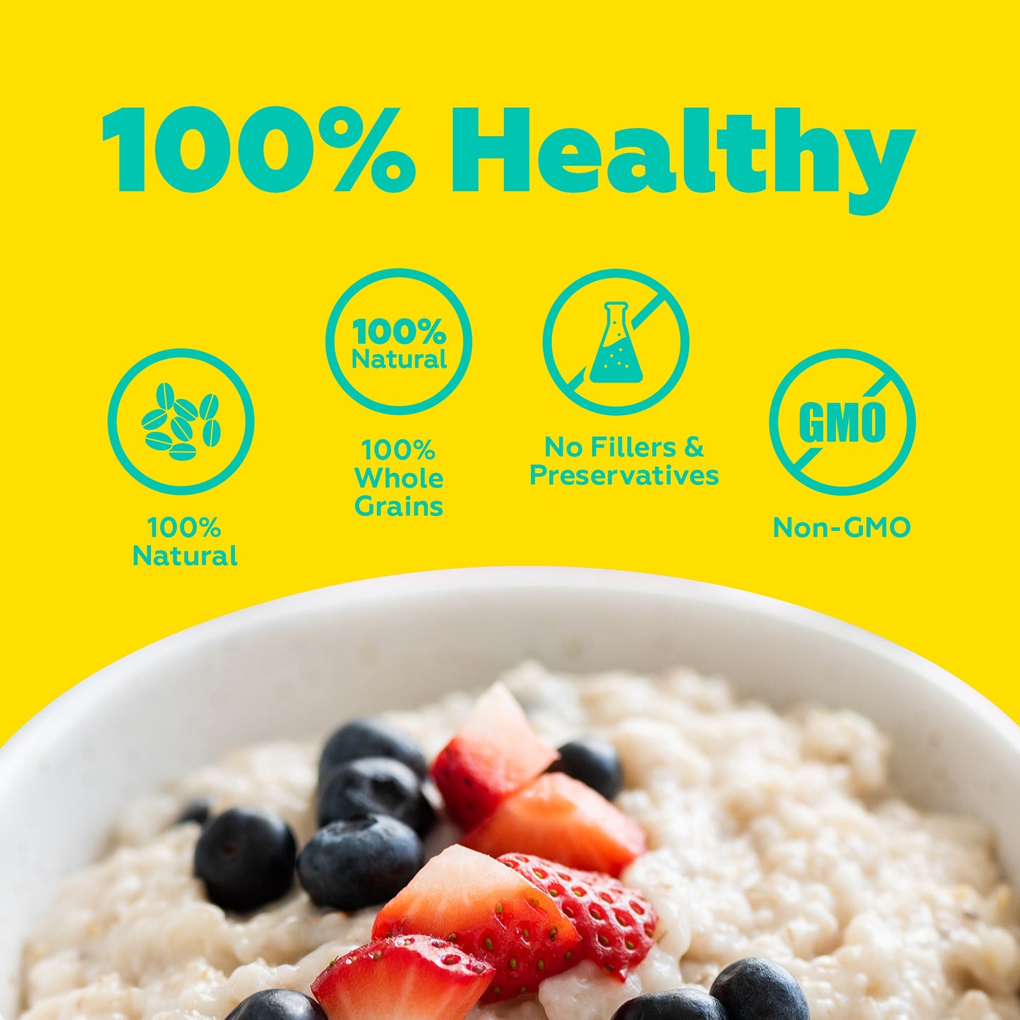 100% Rolled Oats - 1.2kg