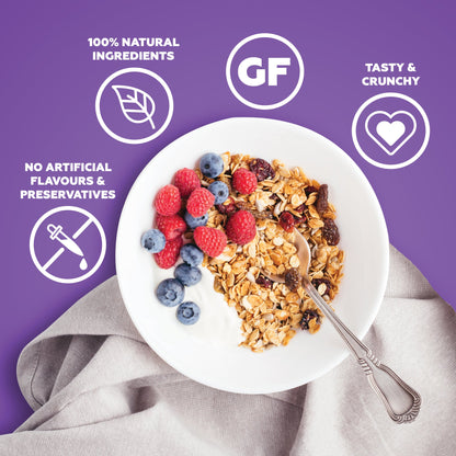Combo of 2 - Almond + Quinoa & Dark Chocolate + Cranberries Wholegrain Muesli (2 *400g)