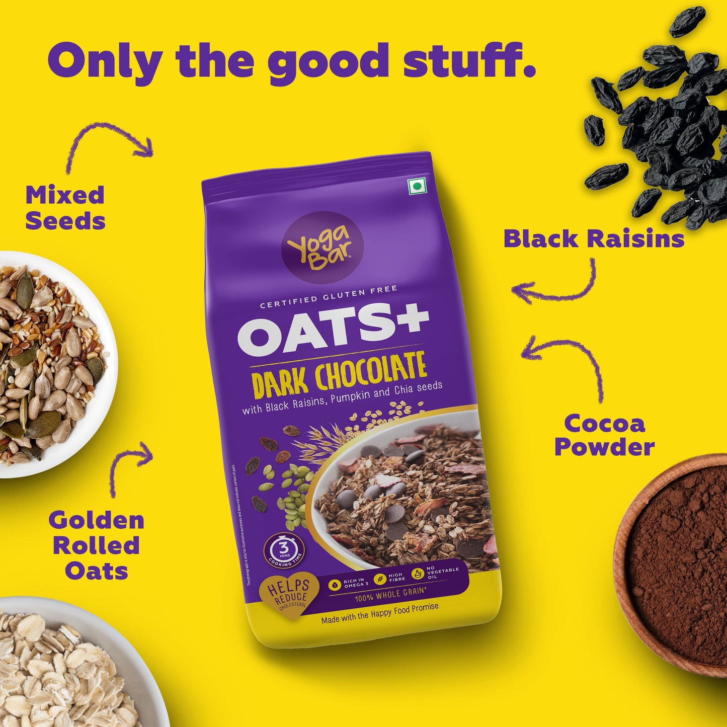 Dark Chocolate Oats, 400g