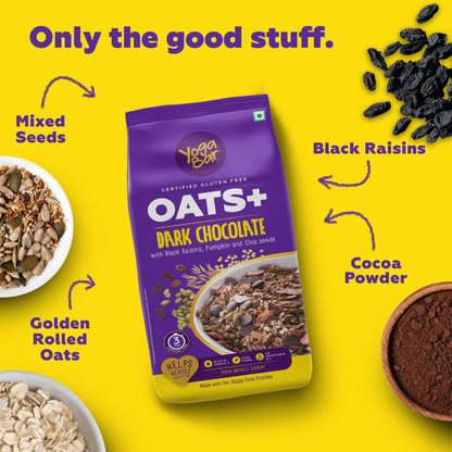 Combo of Dark Chocolate Oats, 1kg + 400g