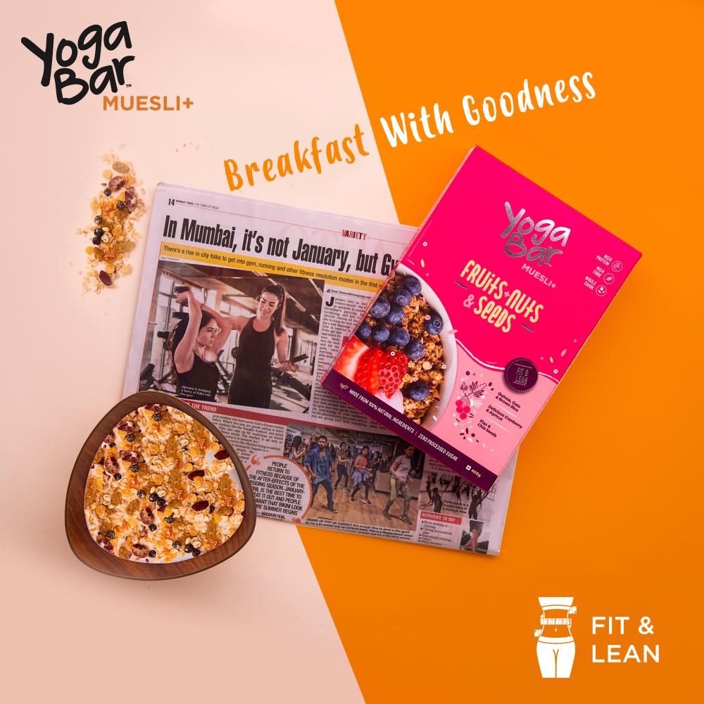 Combo of 2 - Dark Chocolate + Cranberries & Fruits Nuts & Seeds Wholegrain Muesli (2*400g)