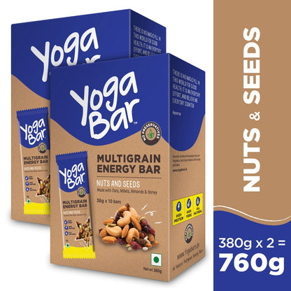 Nuts & Seeds Energy Bars (Pack of 2 Boxes)