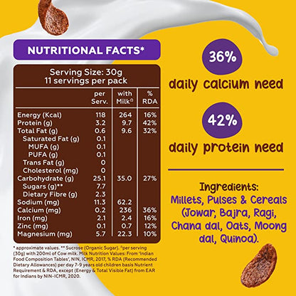 Combo of Dark Chocolate Oats 1kg & Yo Chos 345g